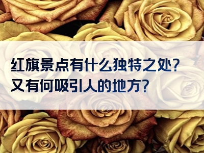 红旗景点有什么独特之处？又有何吸引人的地方？