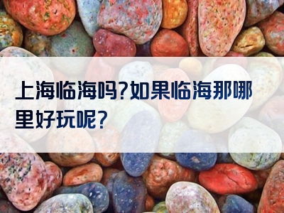 上海临海吗？如果临海那哪里好玩呢？