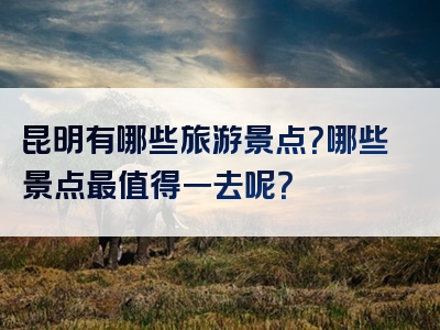昆明有哪些旅游景点？哪些景点最值得一去呢？