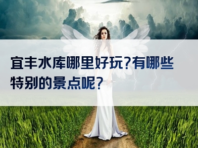 宜丰水库哪里好玩？有哪些特别的景点呢？