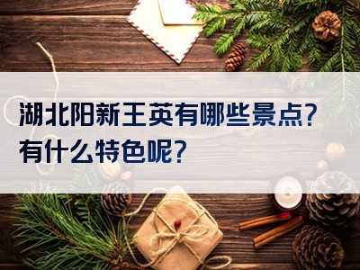 湖北阳新王英有哪些景点？有什么特色呢？