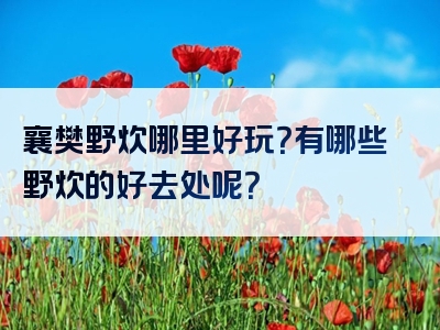 襄樊野炊哪里好玩？有哪些野炊的好去处呢？