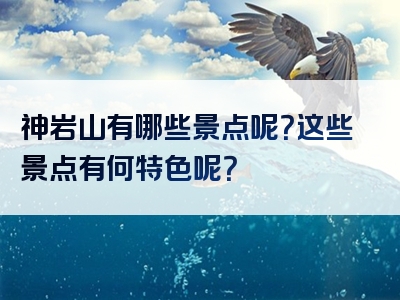 神岩山有哪些景点呢？这些景点有何特色呢？