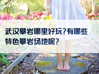 武汉攀岩哪里好玩？有哪些特色攀岩场地呢？