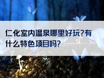 仁化室内温泉哪里好玩？有什么特色项目吗？