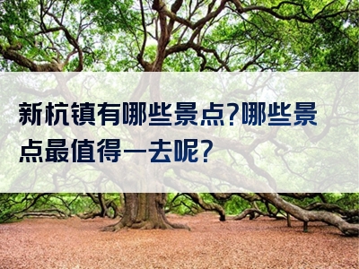 新杭镇有哪些景点？哪些景点最值得一去呢？
