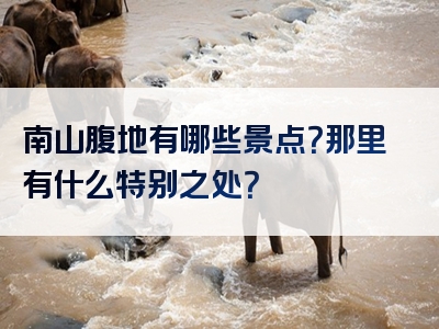 南山腹地有哪些景点？那里有什么特别之处？