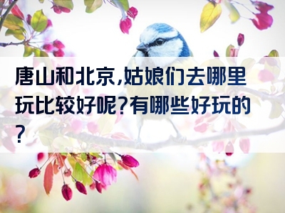 唐山和北京，姑娘们去哪里玩比较好呢？有哪些好玩的？