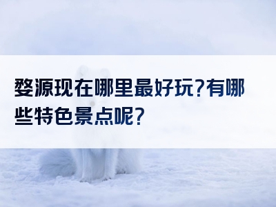 婺源现在哪里最好玩？有哪些特色景点呢？