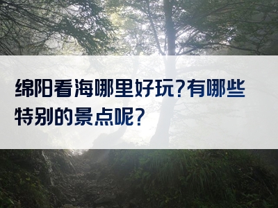 绵阳看海哪里好玩？有哪些特别的景点呢？
